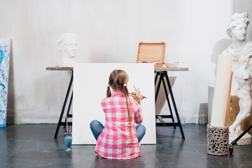 Summer in Session: How to Balance Learning with Fun for Gifted Students on Summer Break painting